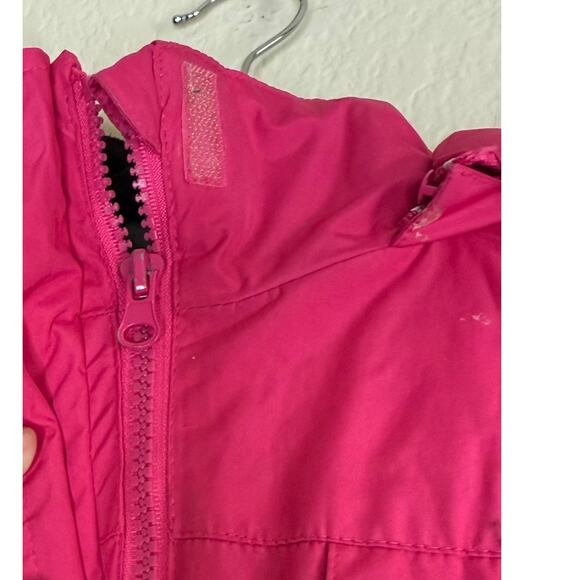 Weatherproof 3 In 1 Jacket Girls L (10-12) Pink Lined Pockets Hooded Full Zip - Picture 8 of 14
